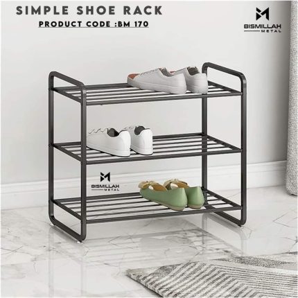 a shoe rack with shoes on it - bismillah metal